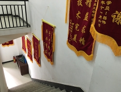 重庆小面技术培训获得的锦旗